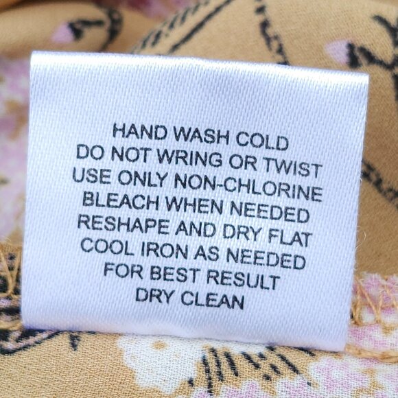 BEAUTIFUL PINK ROSE Paisley Top Women's Size Medium CAP SLEEVE - Picture 6 of 7